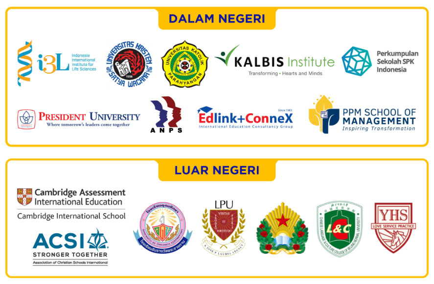 Memiliki partner pendidikan yang berkualitas